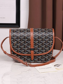 Goyard original canvas belvedere bag GY0012 black&brown