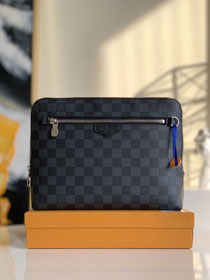 Louis vuitton original damier graphite pouch n60411