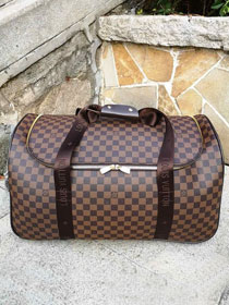 Louis vuitton original damier ebene horizon soft duffel 55 N40172