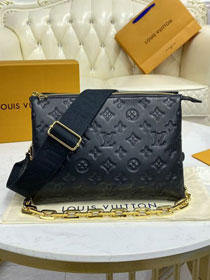 2023 Louis vuitton original lambskin coussin pm bag M57790 black