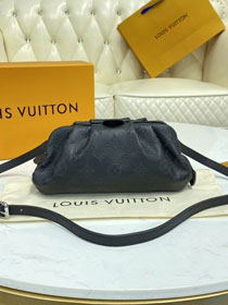 2021 louis vuitton original mahina calfskin scala mini pouch M80093 black