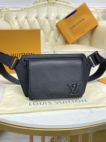 Louis vuitton original calfskin aerogram slingbag M57081 black