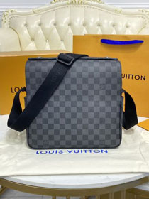 Louis vuitton original damier graphite naviglio messenger bag N45256 