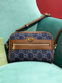 2021 GG original denim ophidia  mini bag 517350 blue