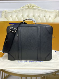 Louis vuitton original calfskin backpack briefcase m30769 black