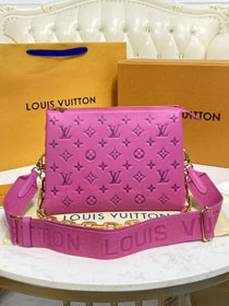 2023 Louis vuitton original lambskin coussin pm bag M58628 rose red