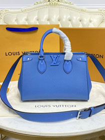 2021 Louis vuitton original epi leather grenelle tote bag pm M57680 blue