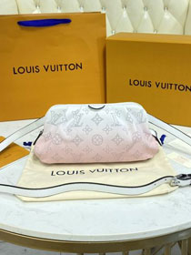 2021 louis vuitton original mahina calfskin scala mini pouch M80092 pink