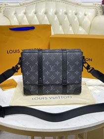 Louis vuitton original monogram eclipse trunk messenger bag M45727 