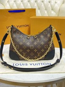 2021 Louis vuitton original monogram canvas shoulder bag m45831 black