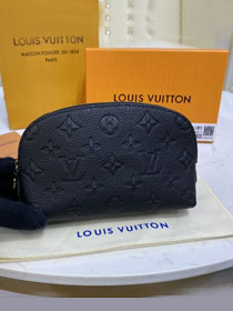 Louis vuitton original calfskin cosmetic pouch m69412 black