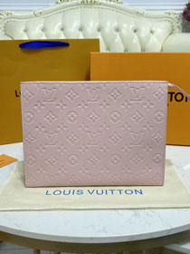 Louis vuitton original calfskin toiletry pouch 26 M45665 pink