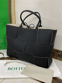 BV original lambskin large arco tote bag 608608 black