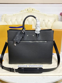 Louis vuitton original calfskin cabas business bag M55732 black