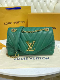 2021 Louis vuitton original calfskin new wave chain bag M58664 green