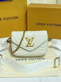 2021 Louis vuitton original calfskin new wave multi-pochette M56462 white