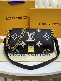 Louis vuitton original calfskin favorite bag M45859 black