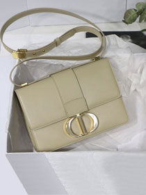 Dior original box calfskin 30 montaigne bag M9203 beige