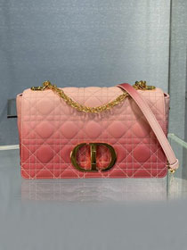 Dior original calfskin medium caro bag M9242 pink