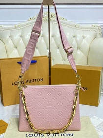 2023 Louis vuitton original lambskin coussin pm bag M59276 pink