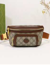 GG original supreme canvas belt bag 682933 brown