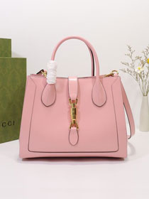 2022 GG original calfskin jackie 1961 medium tote bag 649016 pink