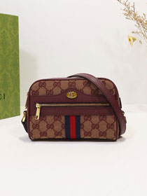 2022 GG original canvas ophidia mini bag 517350 burgundy