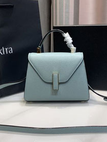 Valextra original calfskin iside nano bag 21028 light blue