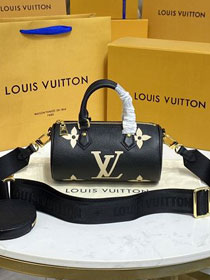 2022 Louis vuitton original calfskin papillon BB bag m45708 black