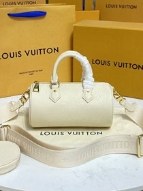 2022 Louis vuitton original calfskin papillon BB bag m45708 white