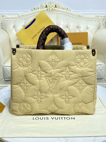 Louis vuitton original econyl onthego gm M59007 beige