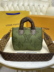 Louis vuitton original econyl speedy 25 M59009 green