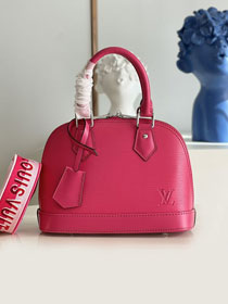 2022 Louis vuitton original epi leather alma BB M59346 rose red