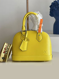 2022 Louis vuitton original epi leather alma BB M59346 yellow