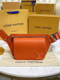 Louis vuitton original calfskin aerogram slingbag M59625 orange