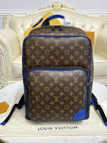 Louis vuitton original monogram canvas dean backpack M45867 blue