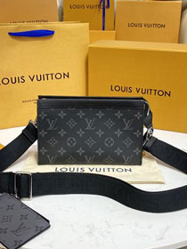 Louis vuitton original monogram eclipse gaston wearable wallet M81124