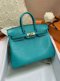 Hermes handmade original lizard leather birkin bag LB350 