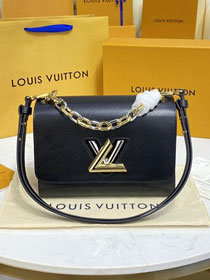 Louis vuitton original epi leather twist mm M50280 black