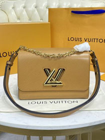 Louis vuitton original epi leather twist mm M50282 apricot