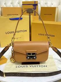 2022 Louis vuitton original calfskin swing handbag M20396 brown