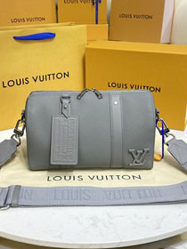 Louis vuitton original calfskin keepall city bag M57082 grey