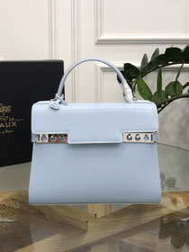 Delvaux original box calfskin tempete medium bag AA0562 light blue