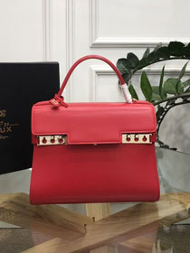 Delvaux original box calfskin tempete medium bag AA0562 red