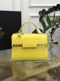 Delvaux original box calfskin tempete pm bag AA0505 yellow