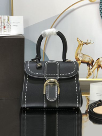 Delvaux original grained calfskin brillant mini bag AA0406 black