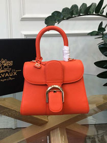 Delvaux original grained calfskin brillant mini bag AA0406 orange