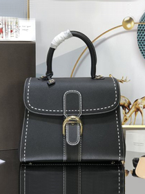 Delvaux original grained calfskin brillant bag MM AA0555 black