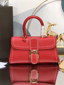 Delvaux original grained calfskin brillant small bag AA0417 red