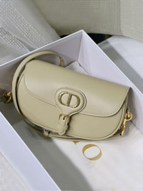 Dior original box calfskin bobby east-west bag M9327 apricot